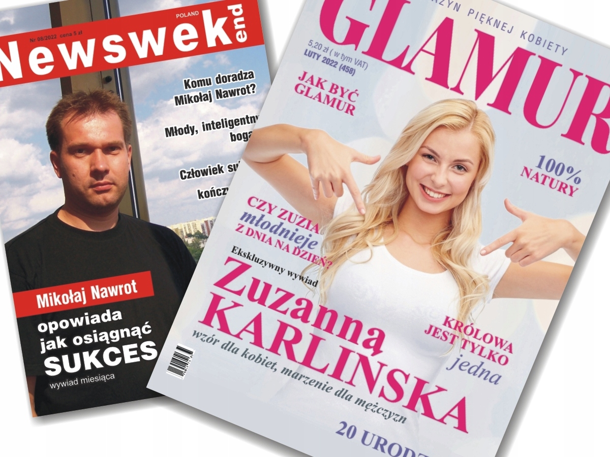 

okładka gazety z Twoim zdjęciem, Duża antyrama A3