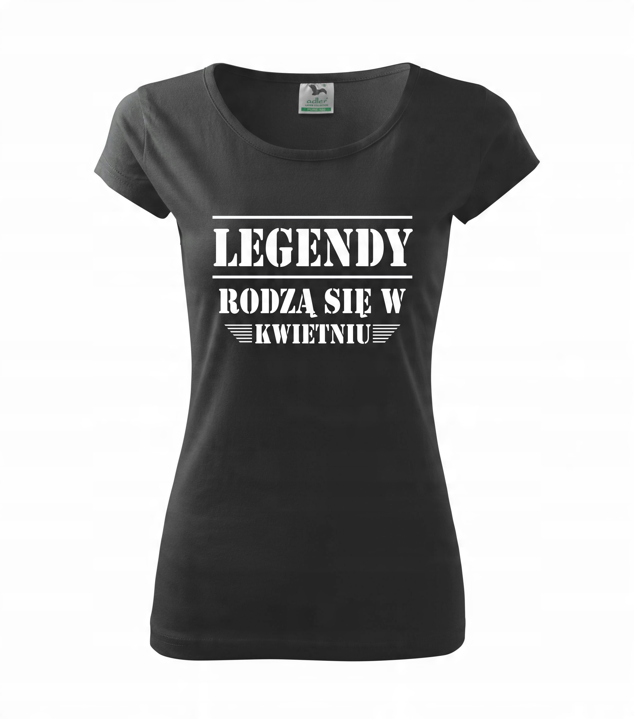 

Koszulka urodziny legendy rodzą się w kwietniu M