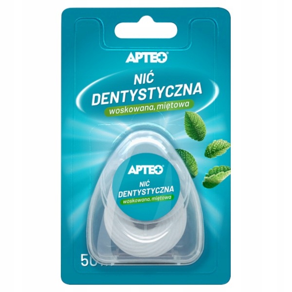 

Nici dentystyczne woskowane Apteo 50 m