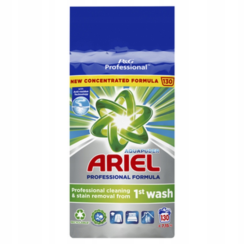 Levně Ariel Professional Formula Prášek na praní 130 praní 7,15 kg