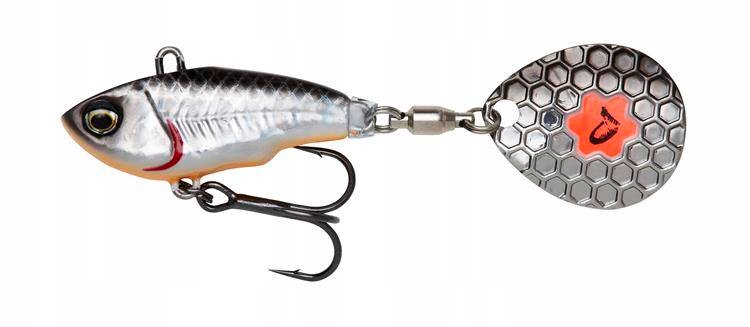 Fat Tail Spin 5.5CM 9G Sinking Dirty Silver Savage Gear (77056)