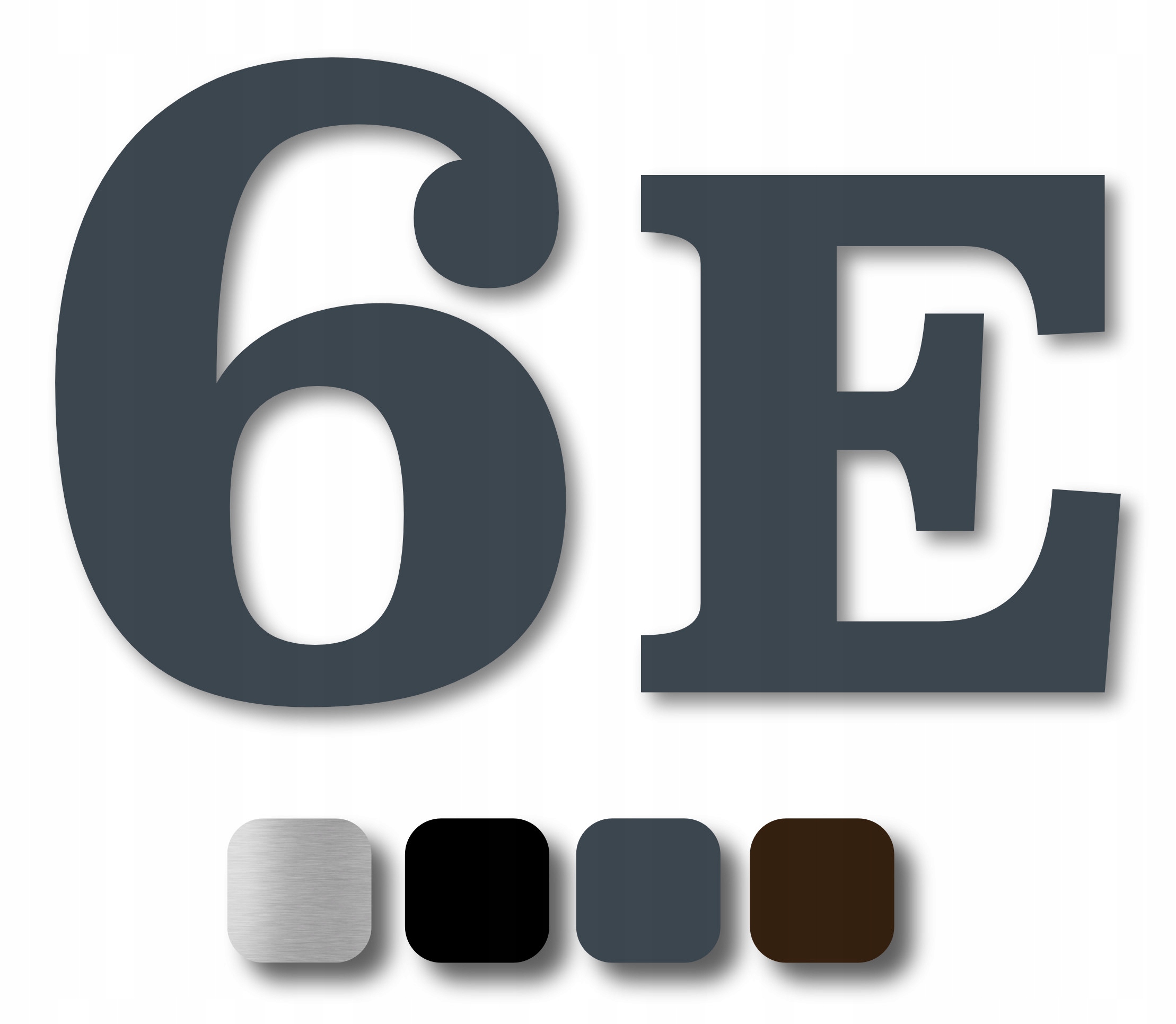 cyfry dom numer domu 30cm alu 3d