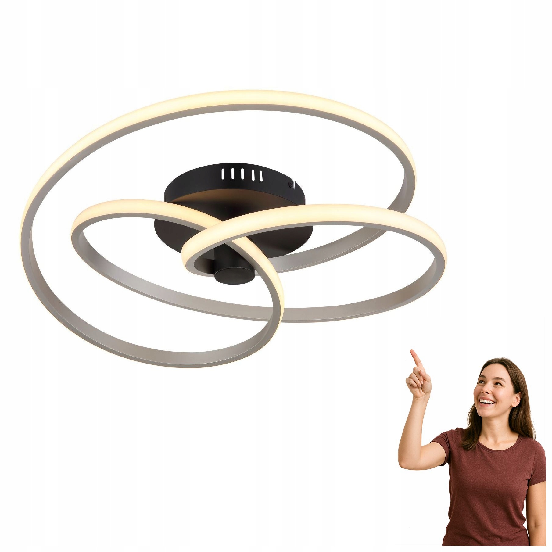 Led stropná lampa 40W Glyxar 67183-40N Globo