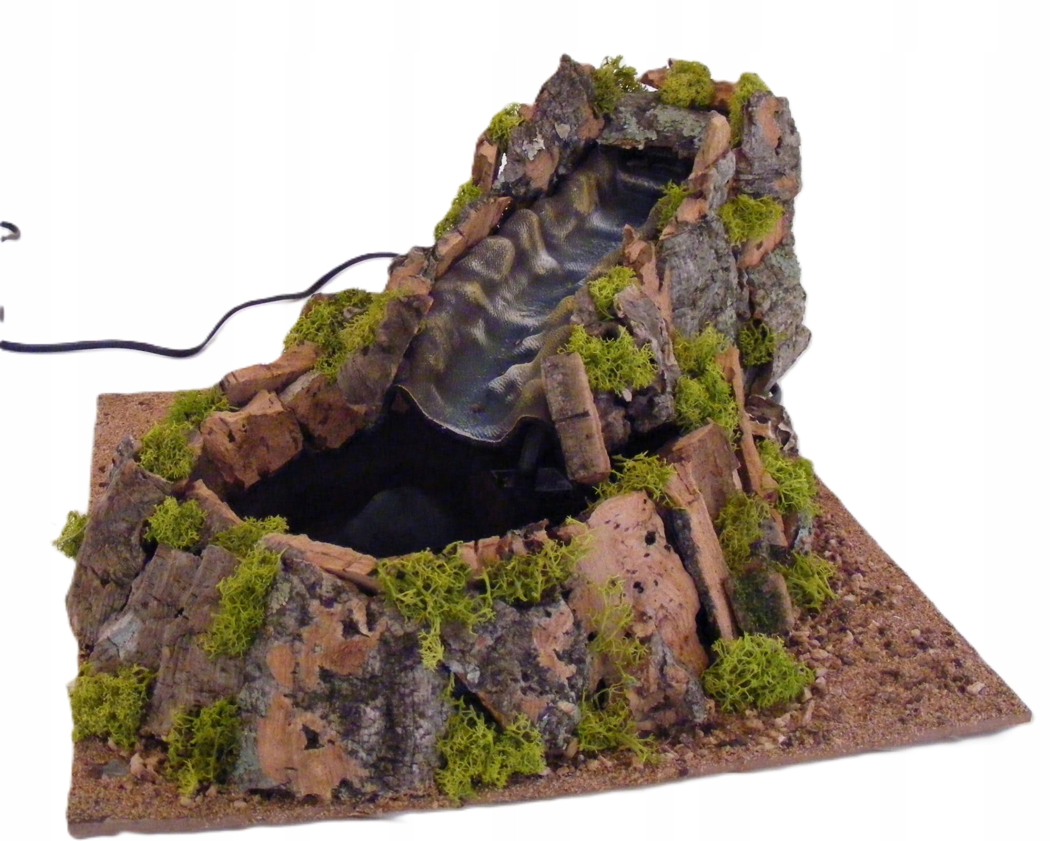 Dekorácia Do Betlehu Vodopád S Čerpadlom Na Vodu 30x40x15CM 220V
