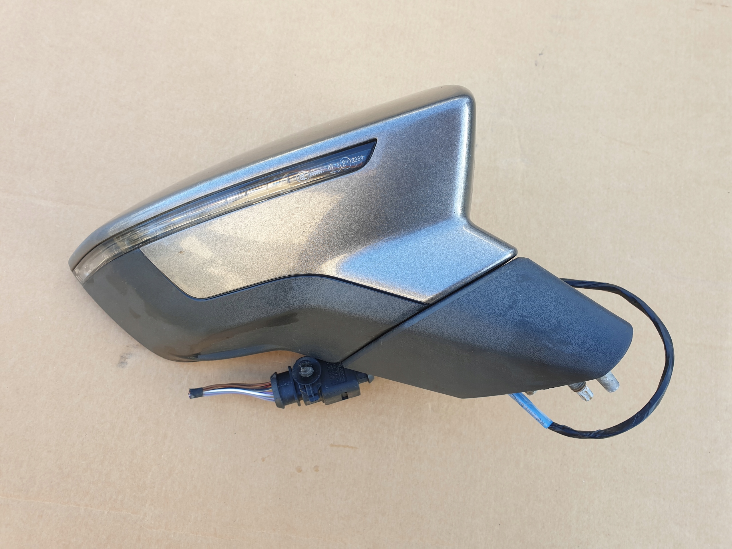 mirror right 6 PIN SEAT LEON III 3 5F 2013- LS7K