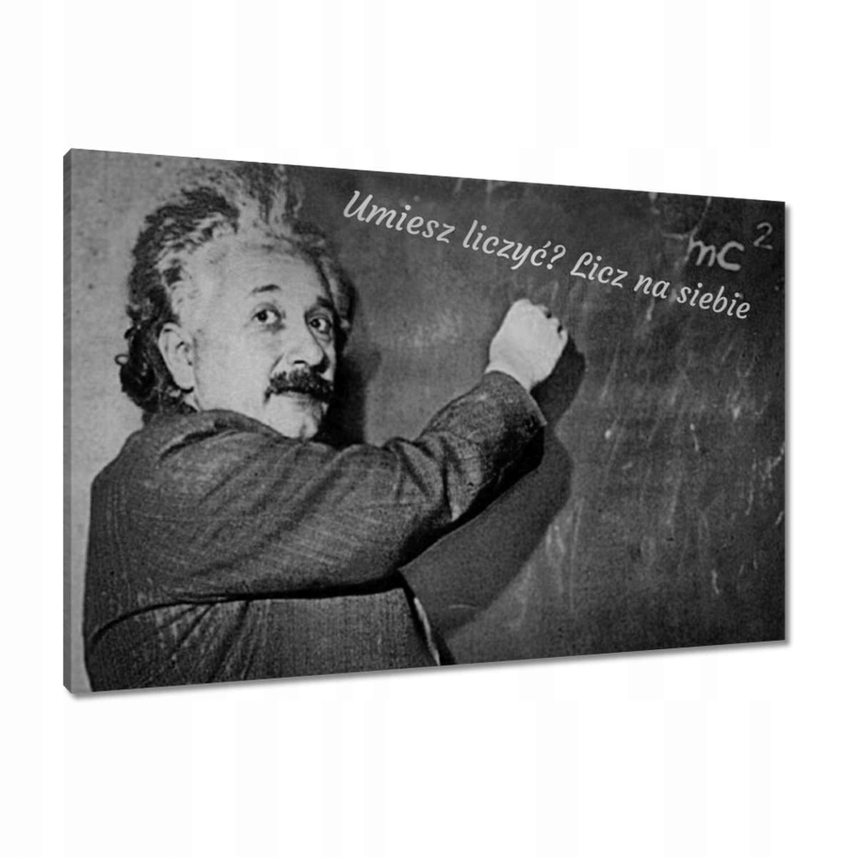 Obrazy 90x60 Einstein Umíš počítat?