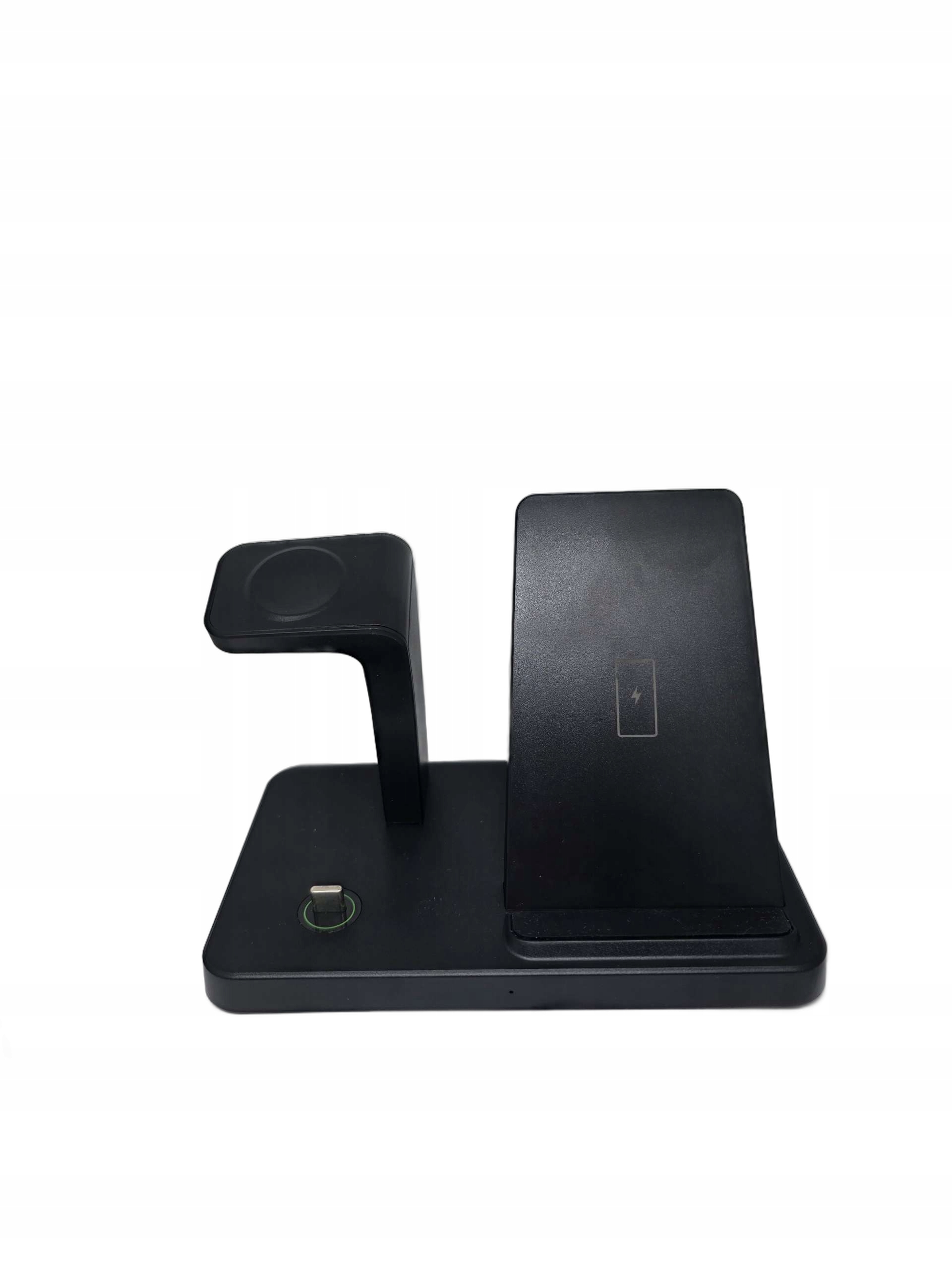 Bezdrátová nabíječka 3v1 Nabíjecí stanice pro Apple Usb-c 15W Černá