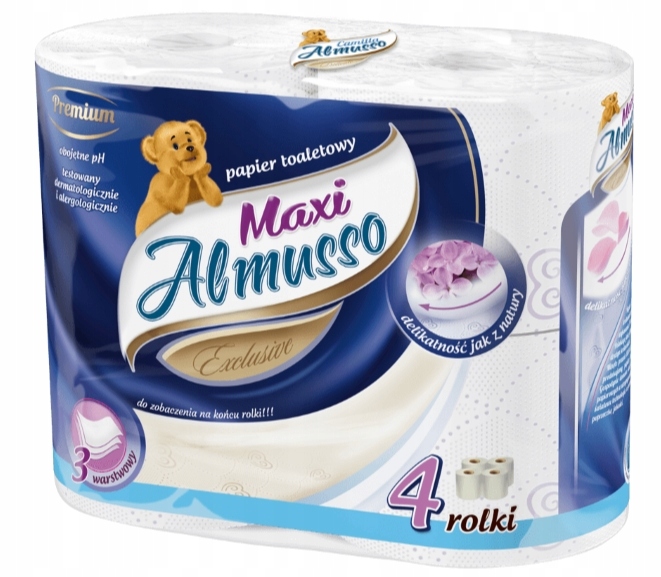 

Almusso, Maxi Papier toaletowy, 4 rolki