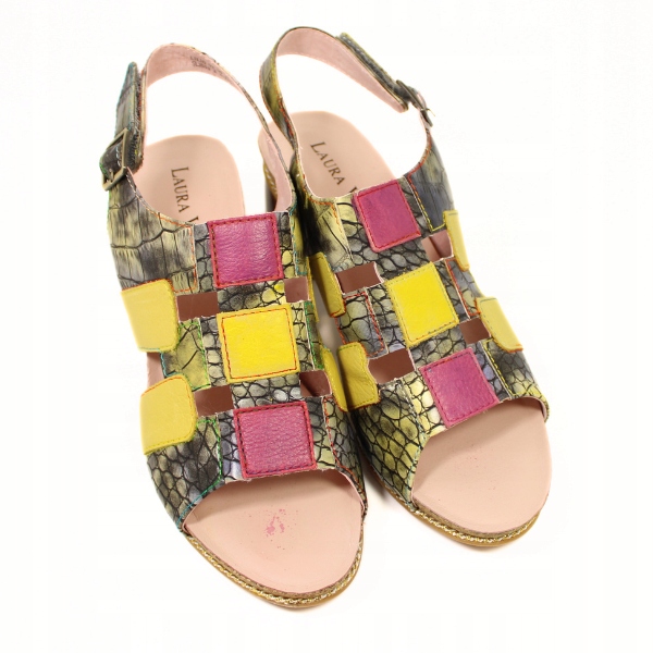 Pohodlné kožené sandály Laura Vita lilio 02 r39