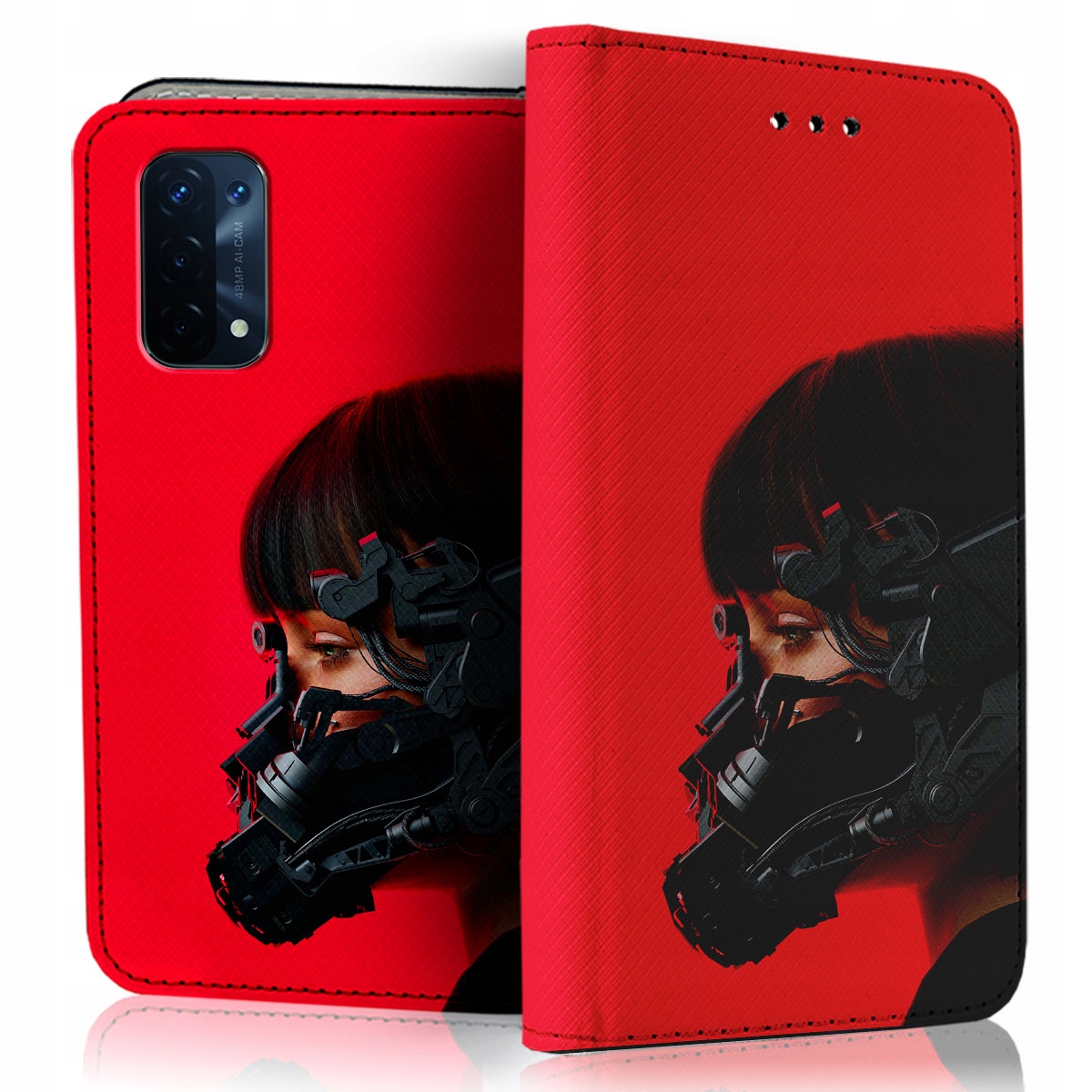 Etui Portfel Do Oppo A74 5G Top Wzoryoryginalne Jakość