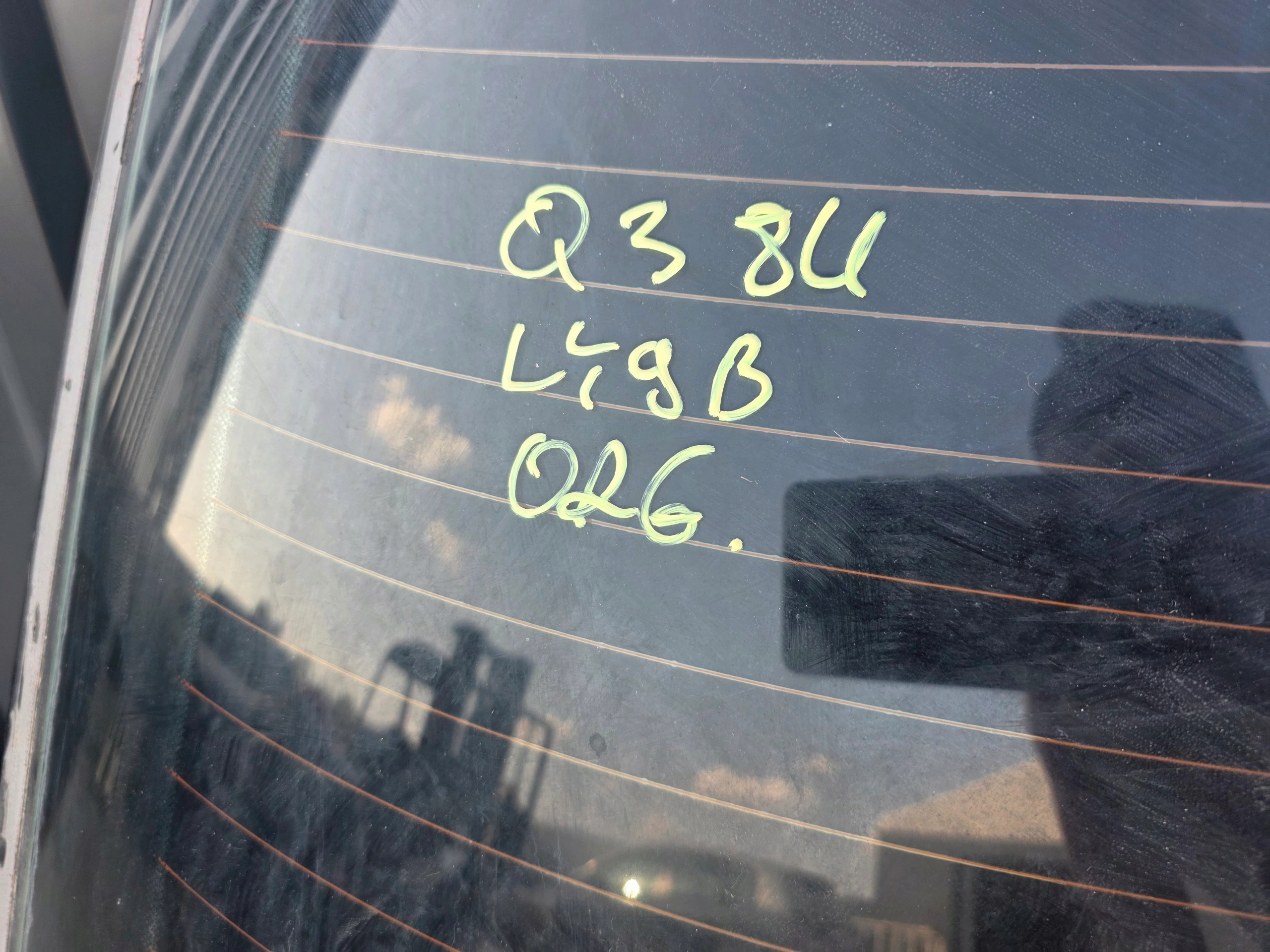 boot doors rear part AUDI Q3 8U LY9B 2011-2018 original *3* !!!
