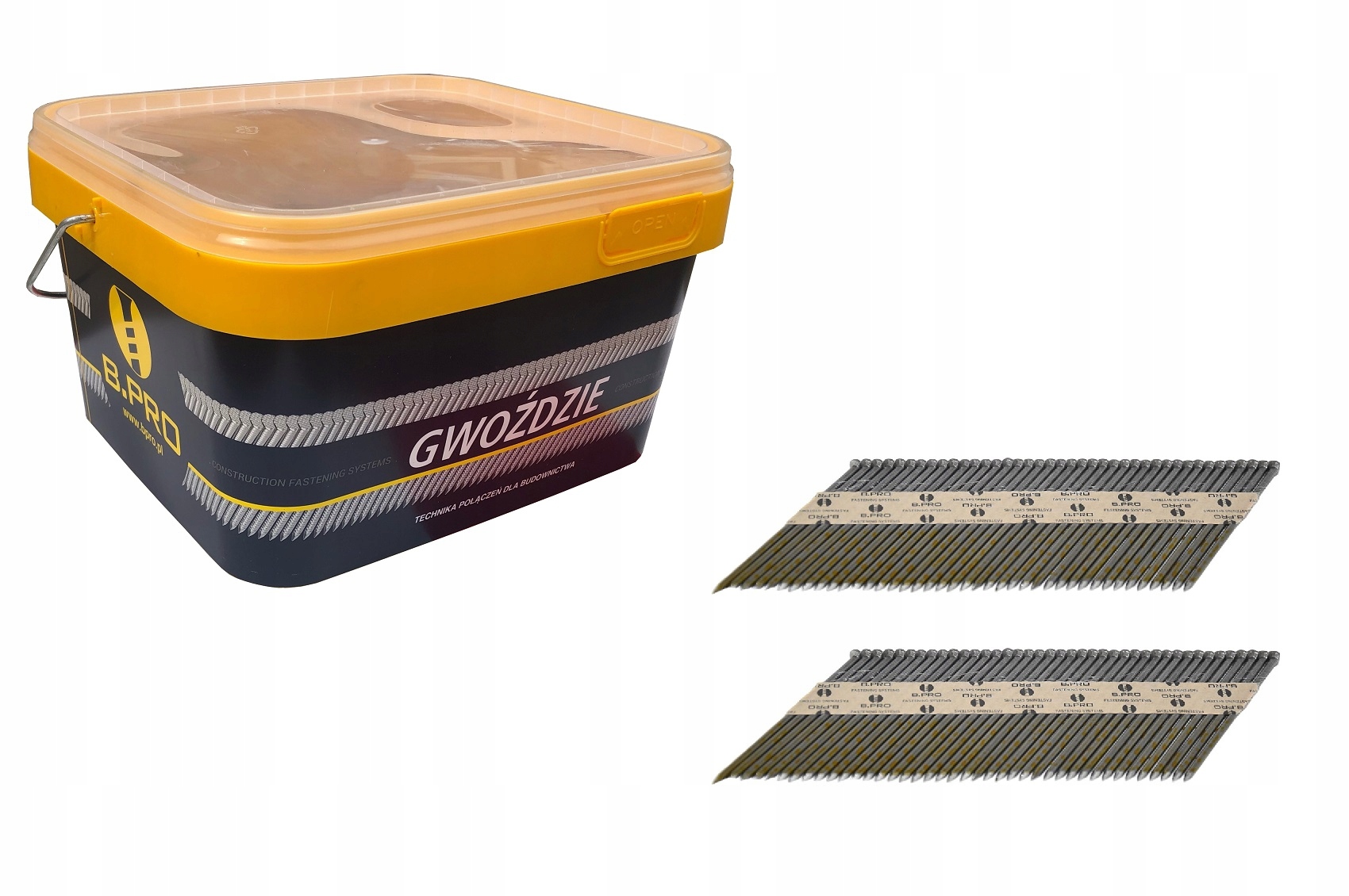 

Gwoździe do gwoździarki ND34 2.9x65 Pierśc.B.PRO