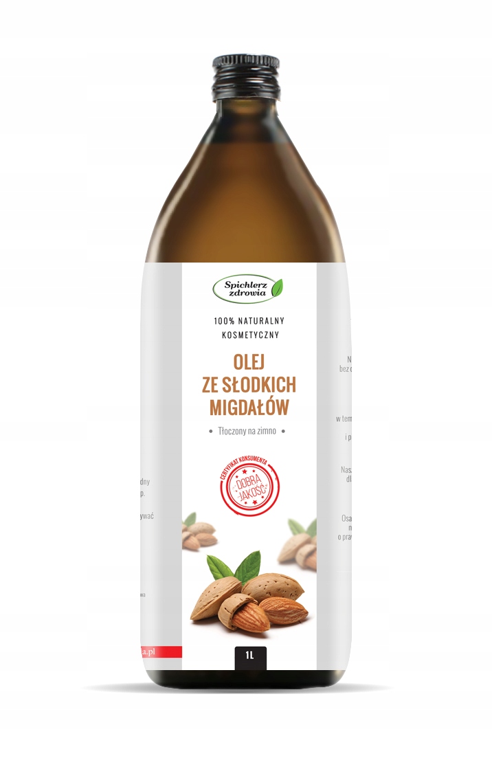 

Naturalny Olej Ze Słodkich Migdałów 1000ml Jakość