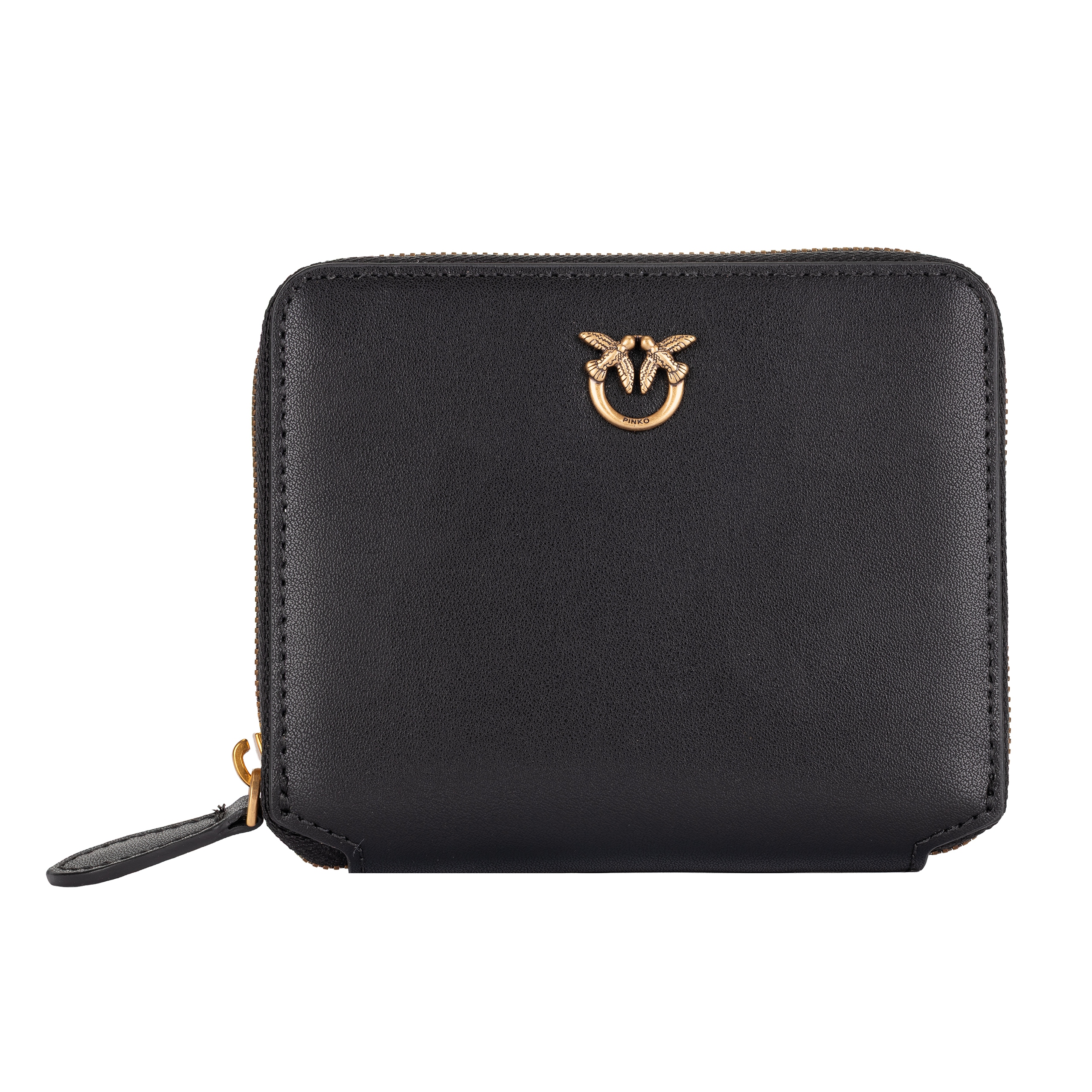 Pinko značková dámská kožená peněženka Italy Nero Black Novinka