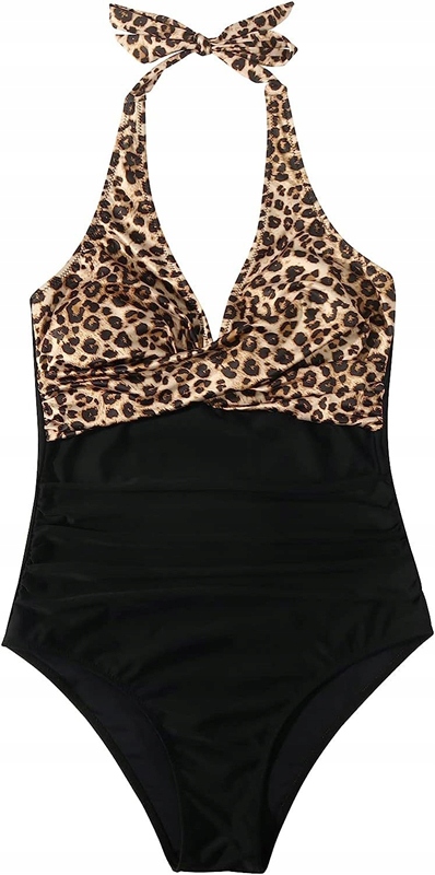 JEDNOCZĘŚCIOWY STRÓJ KĄPIELOWY ODKRYTE PLECY XXL Rozmiar XXL