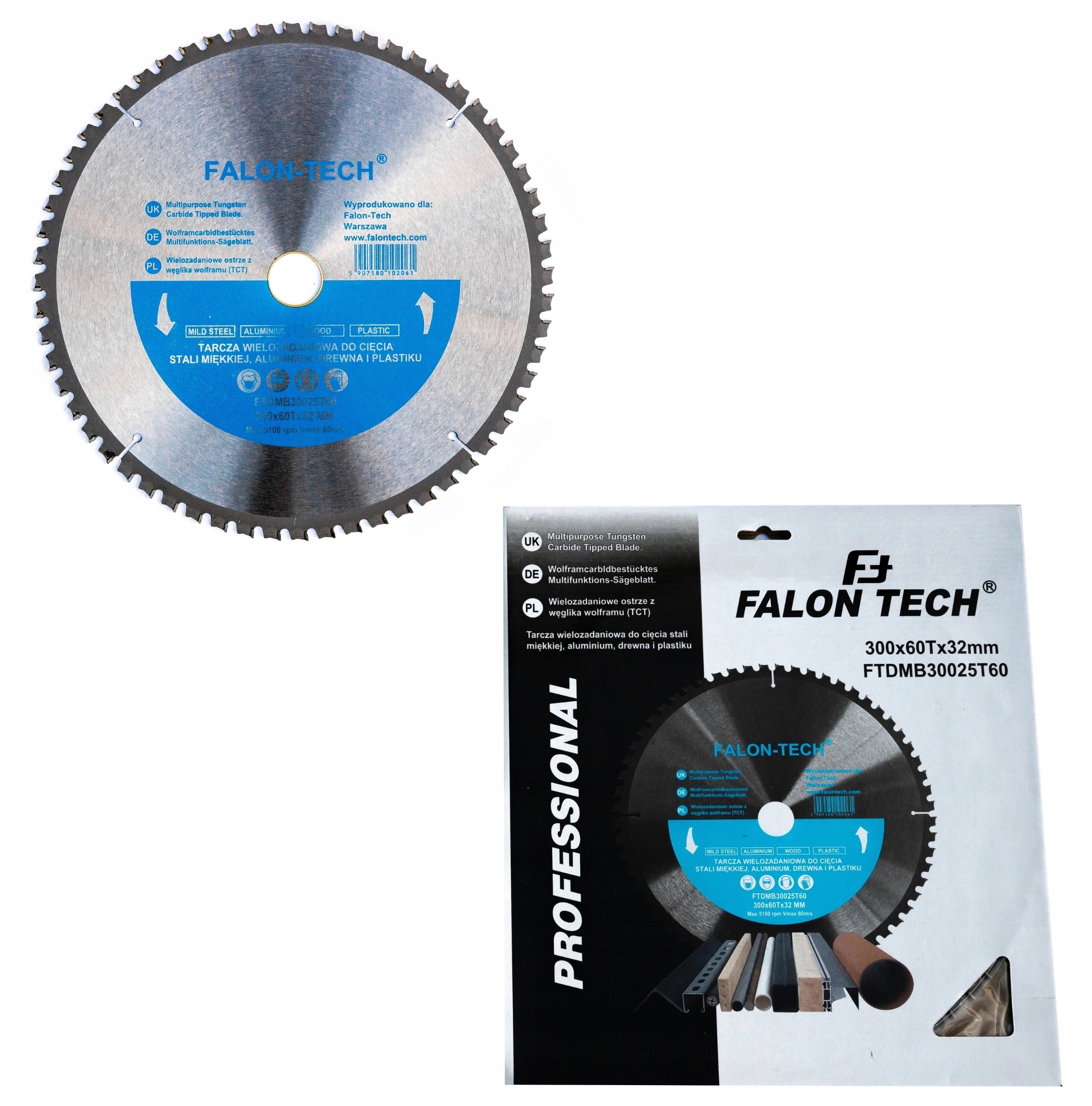 

Tarcza Piła Wielozadaniowa Tct Falon-tech 300 60z