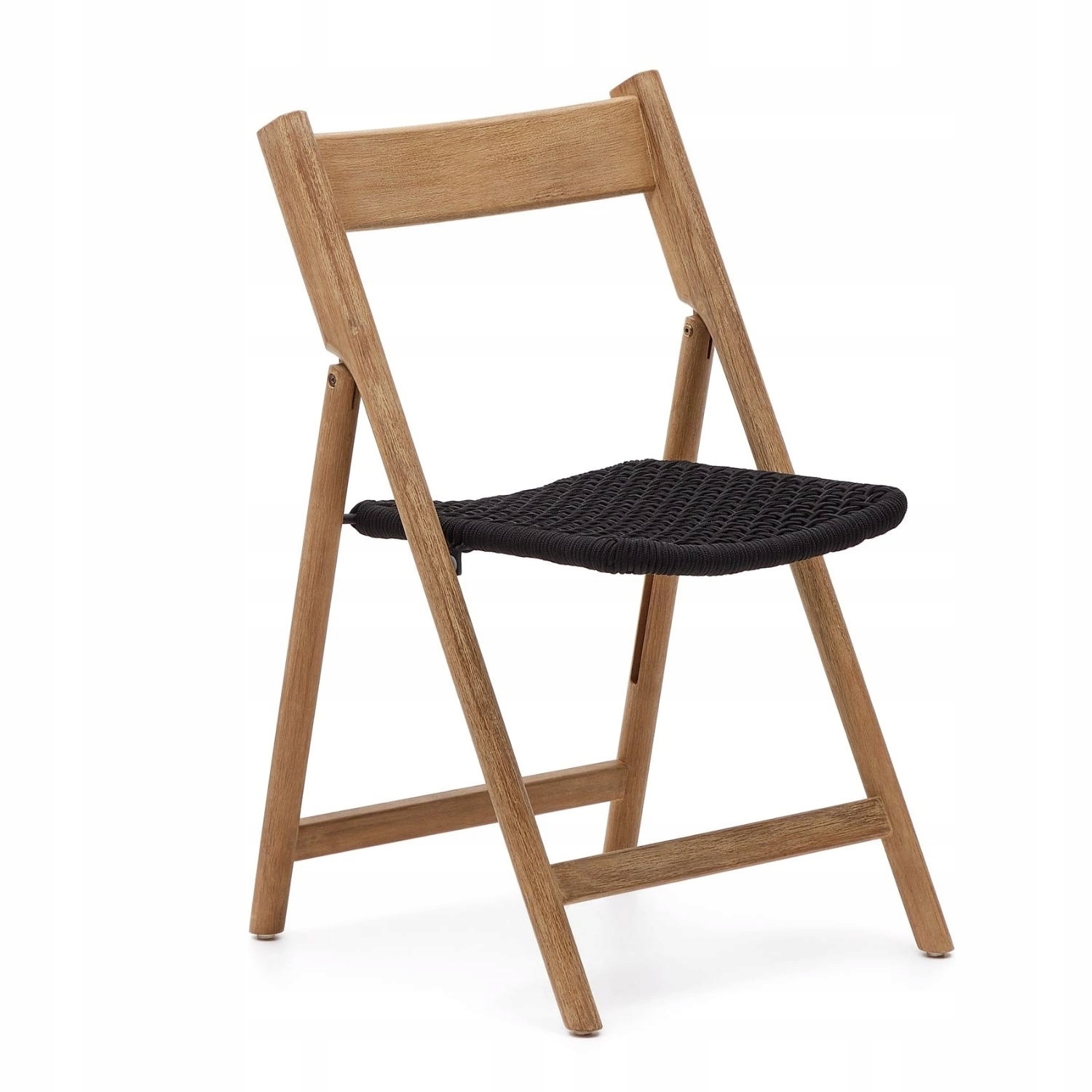 Stolička Kave Home skladacie akáciové záhradné drevo s drôtom do 130 kg