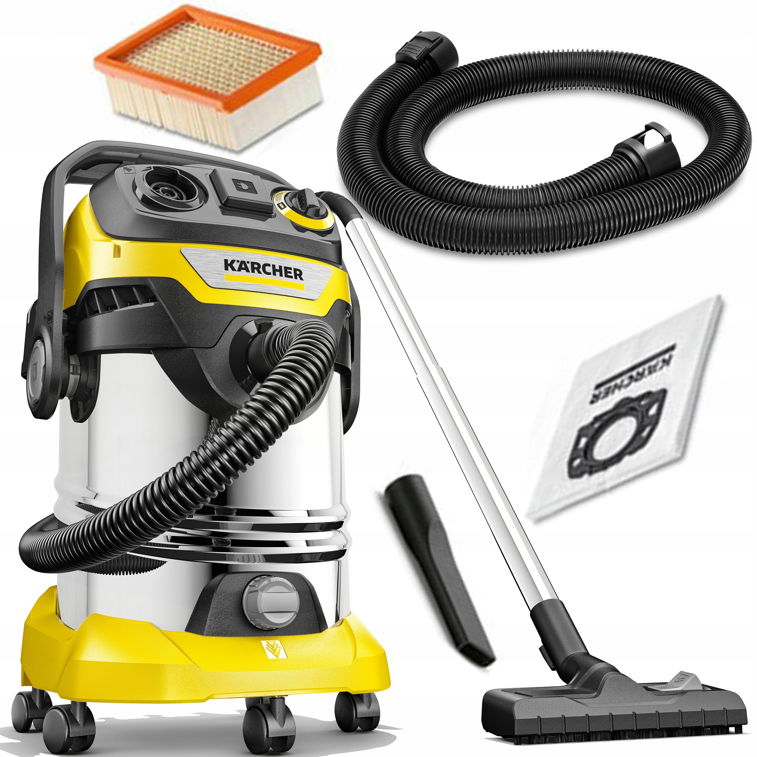 Vysavač Karcher Wd 6 P S 2026 Univerzální 1300 W Prodlužovací Hadice