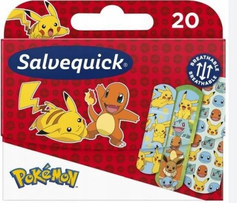 

Salvequick Plastry Pokemon dla dzieci 20 sztuk