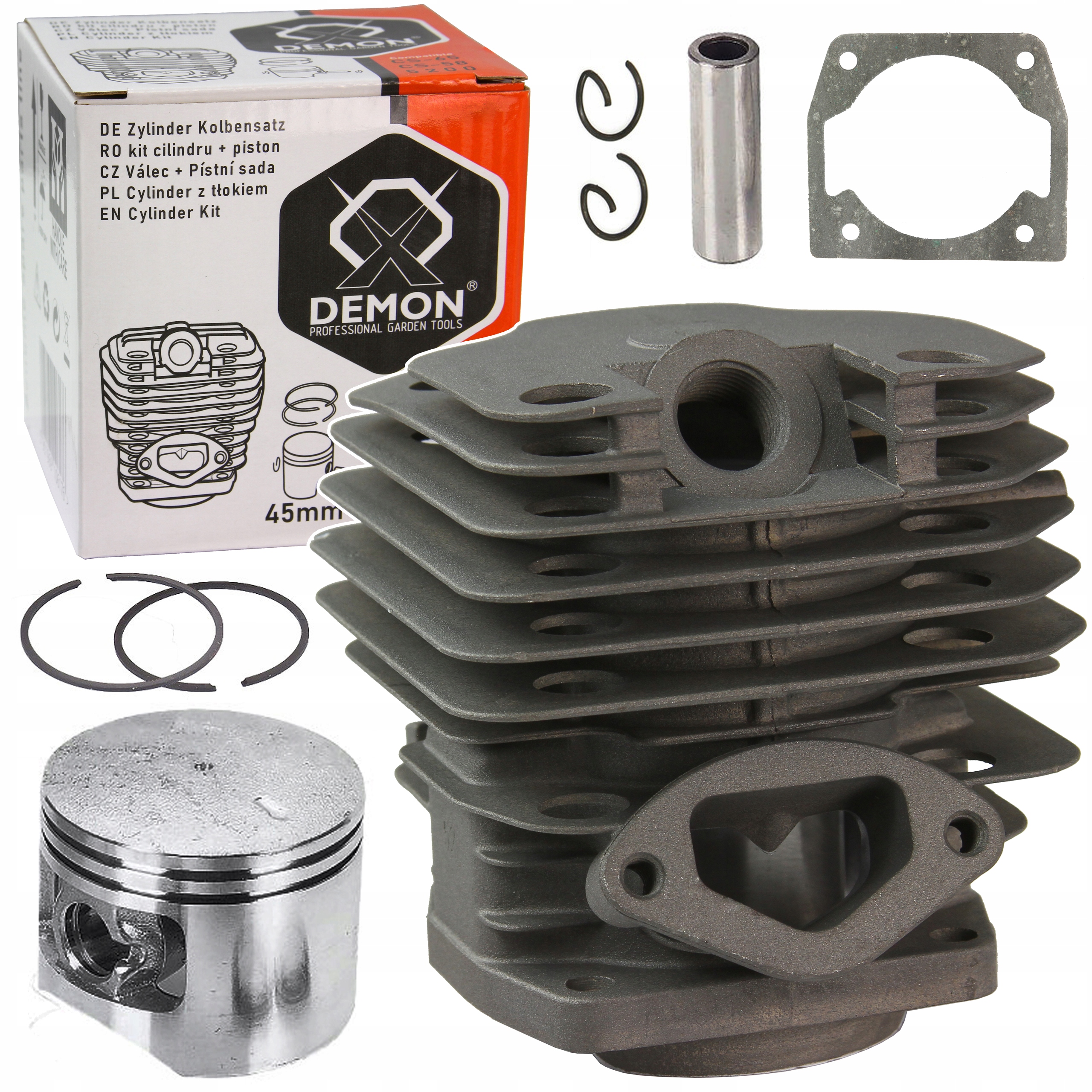 CYLINDER TŁOK DO PIŁY CHIŃSKIEJ 45mm NAC CS TT STEEL 45CC 58CC 5200 RQ58,65