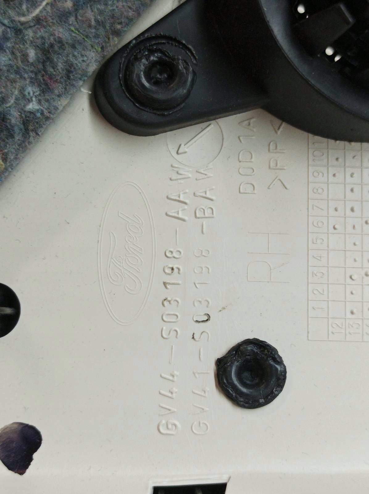 cover SLUPKA A C D left right KOMPLET MK2 Ford Kuga II (2012-)