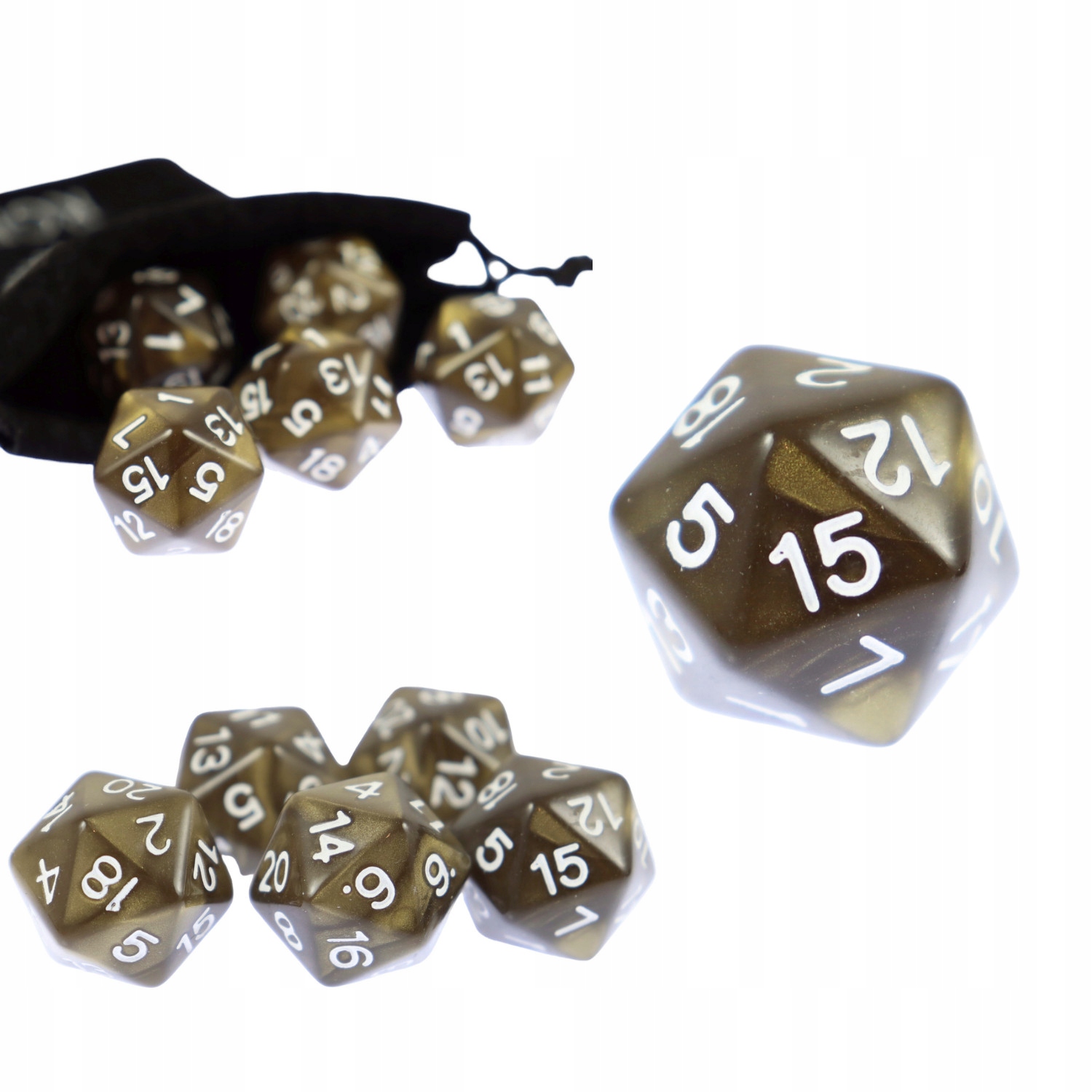 KOSTKA RPG MROCZNY OMEN KOŚĆ DWUDZIESTOŚCIENNA K20