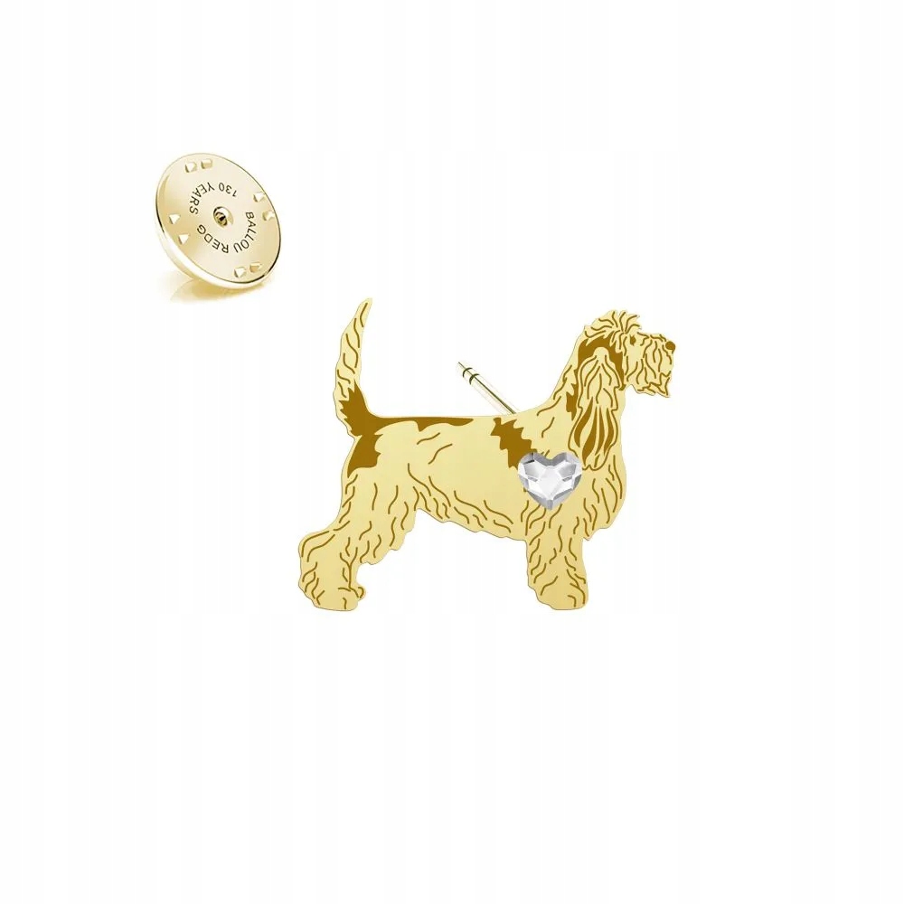 Odznak Zlatá Pin Grand Basset Griffon Vendéen 925 Dedikace Bonus