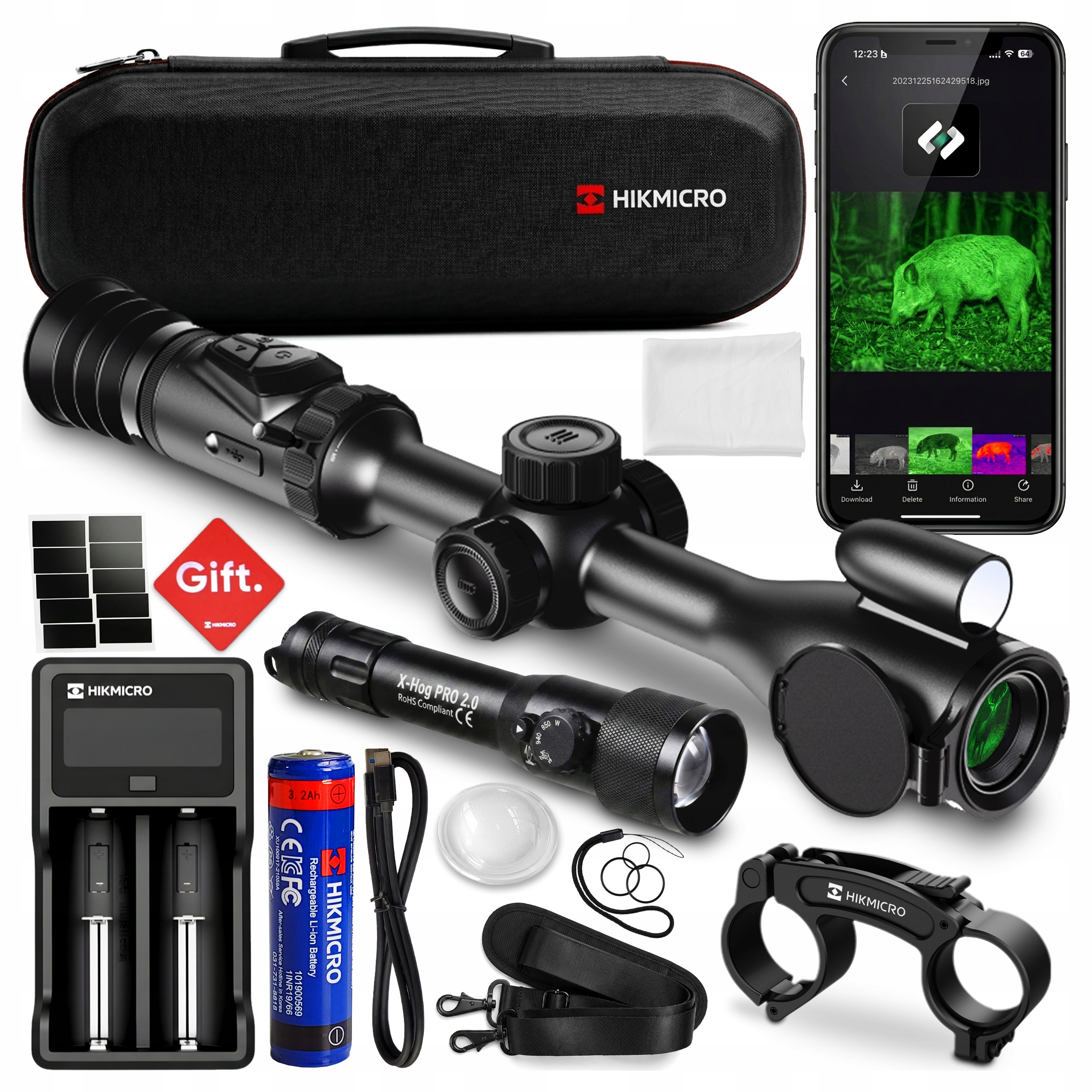 Celownik Noktowizyjny Luneta Hikmicro Alpex Pro A50PL Lrf Ir X-hog Pro V2