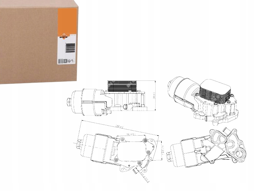 NRF CHŁODNICA OLEJU CITROEN BERLINGO 1,6D 05-