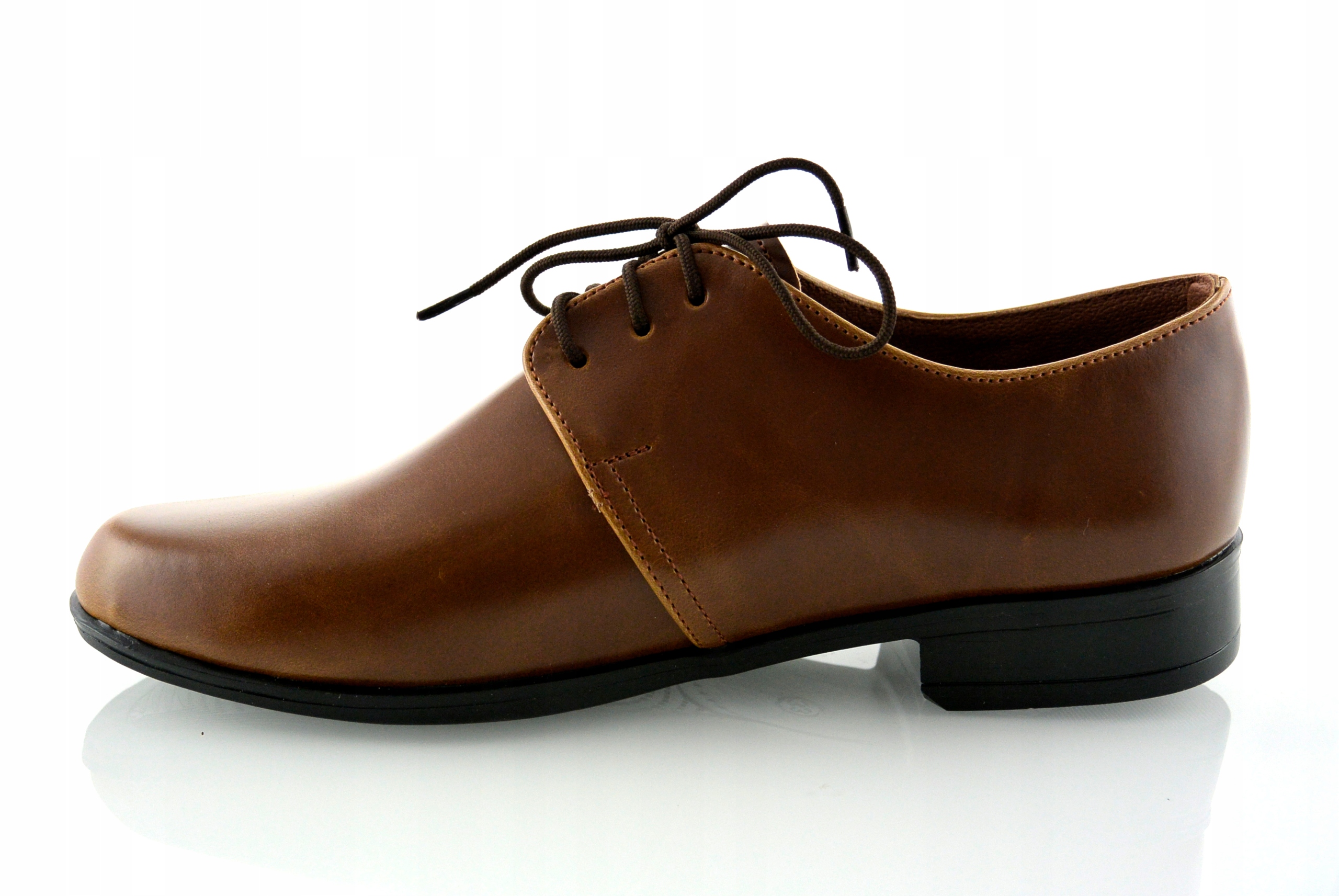 POLSKIE BRĄZOWE WIZYTOWE BUTY KOMUNIJNE GŁADKIE 27 Płeć chłopcy