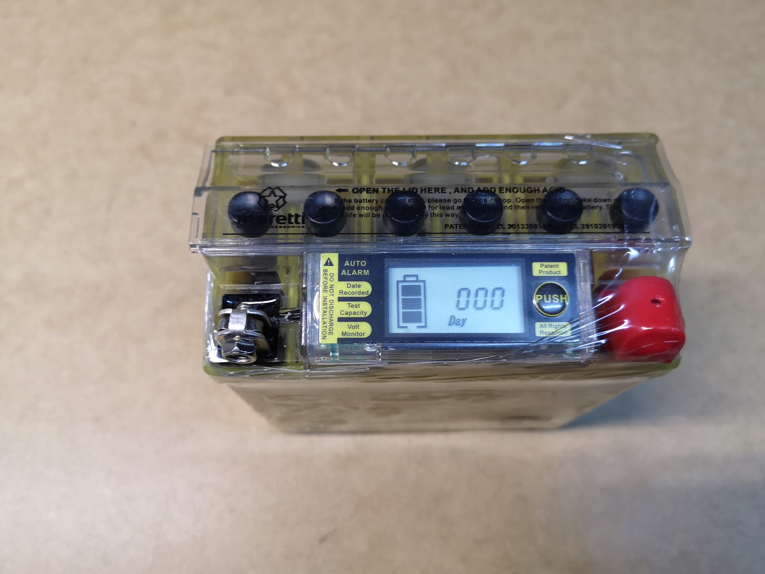 Akumulator żel LCD MORETTI MTX5L-BS 5 Ah YTX5L-BS Pojemność 5 Ah