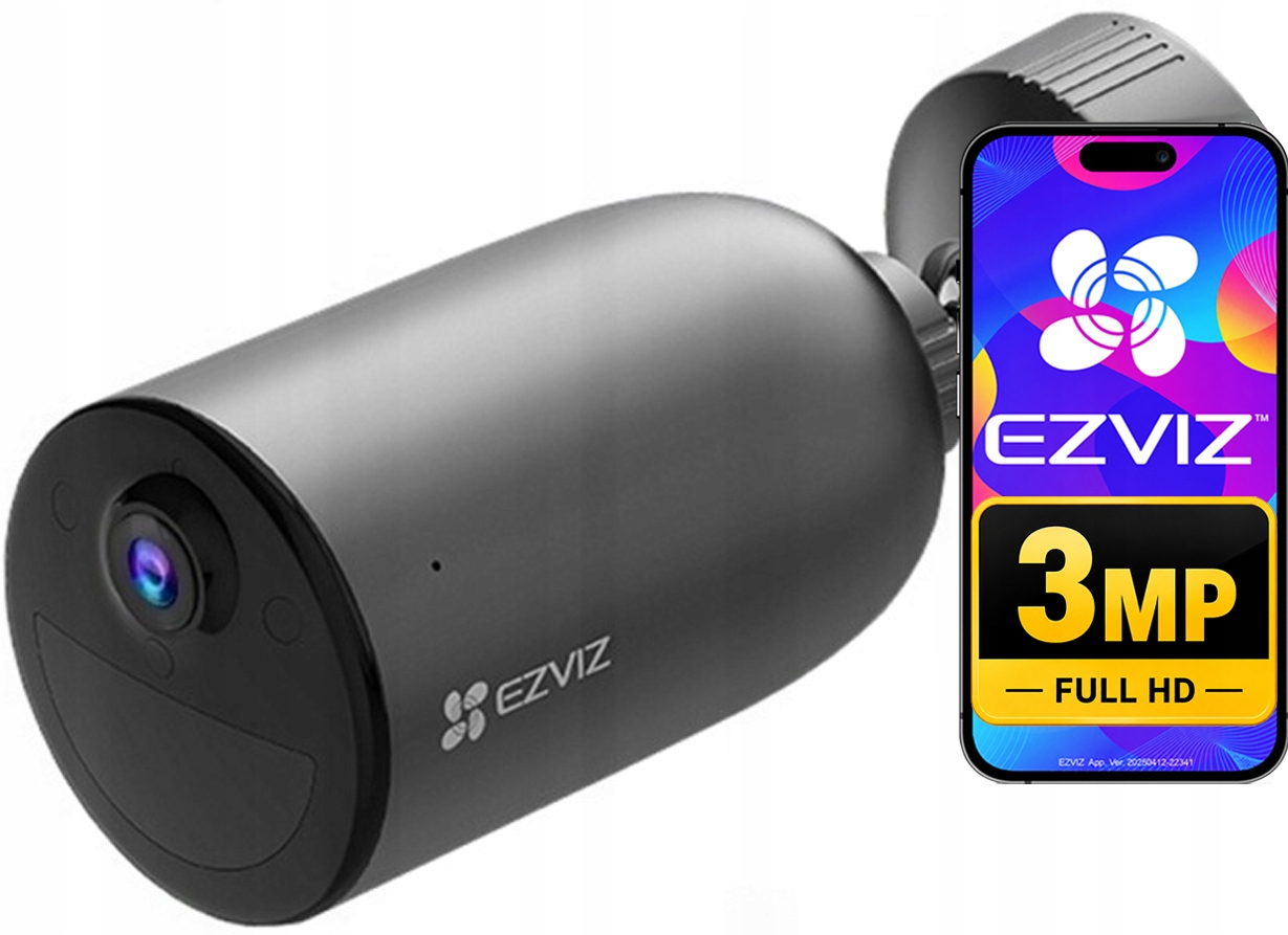 Bezdrátová venkovní kamera EB3 4G 3Mpx Lte Akumulátor Detekce Ai