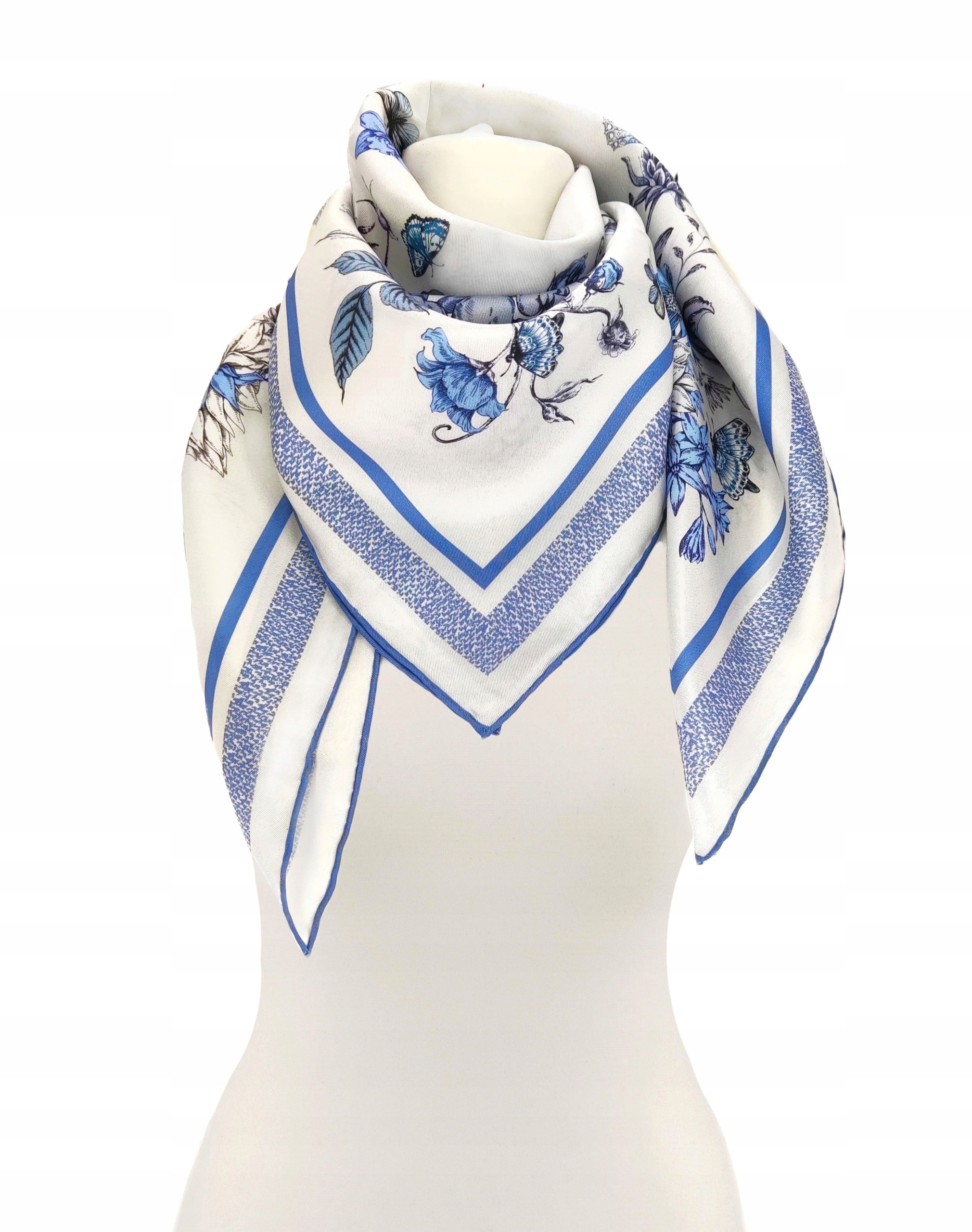 Hedvábný Šátek 100% Přírodní Morušový Hedvábí Prémiová Kvalita Q