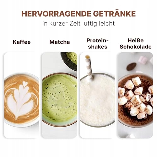 PROFICOOK Spieniacz Do Mleka Elektryczny Do Cappuccino Latte Macchiato — miniatura 4