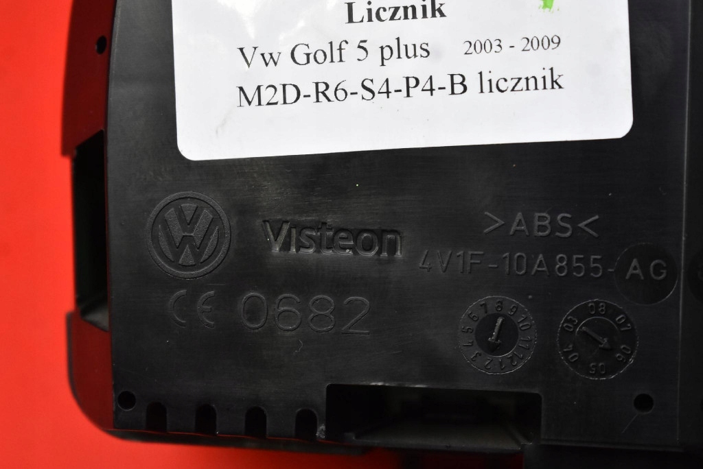 dials dials EU 1K0920853B VW GOLF 5 V plus 1.9 TDI 90 KM 03-09