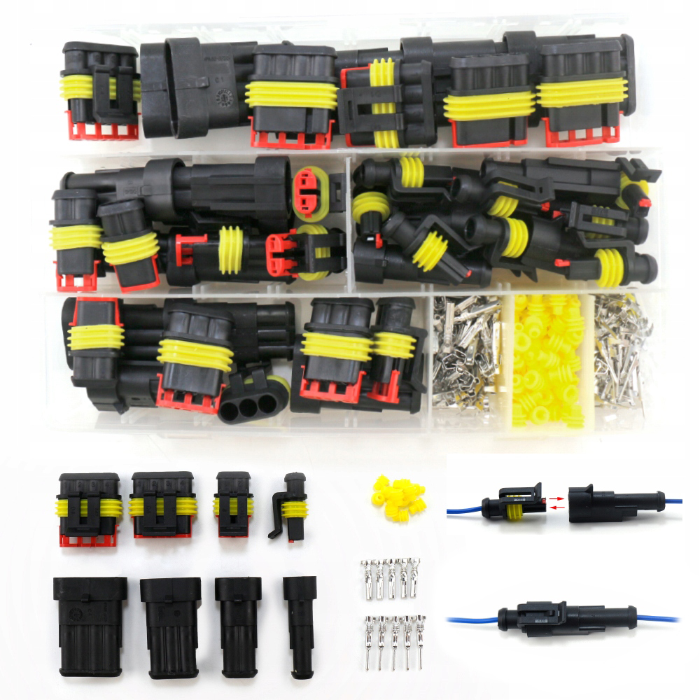 

Kostka Wtyk Złącze Hermetyczne Zestaw Superseal