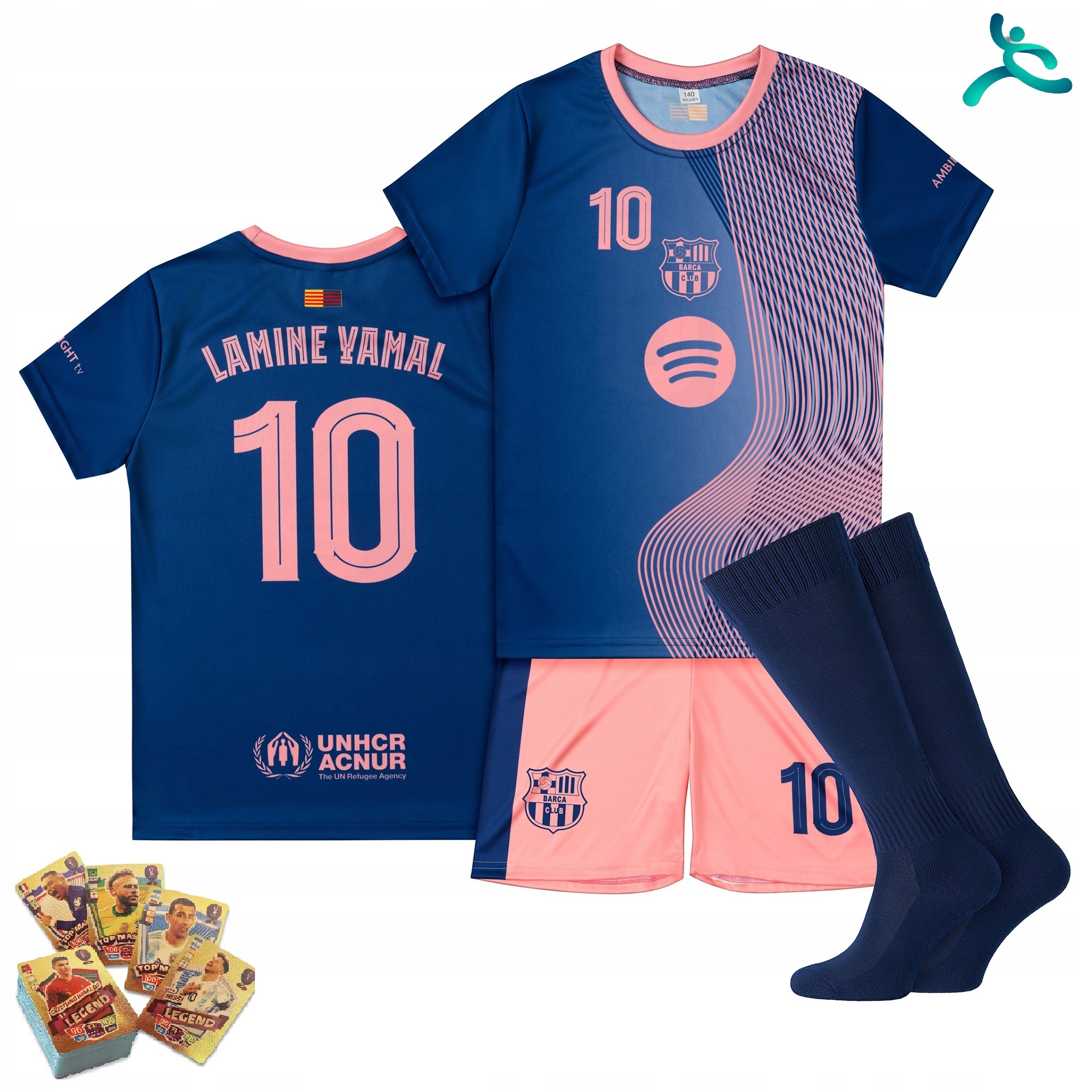 Fotbalové oblečení komplet dárek Lamine Yamal vel 152