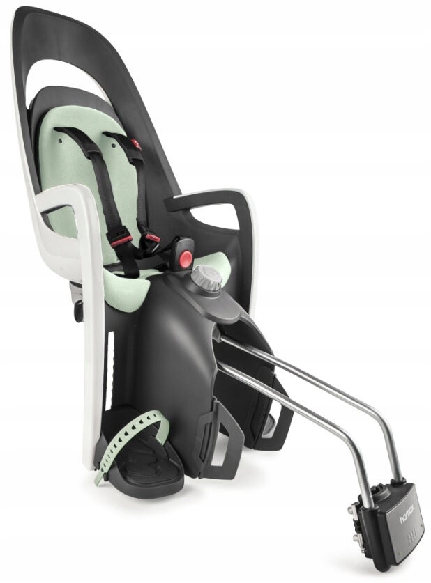 Hamax Fotelik rowerowy Caress montowany na ramie White/mint