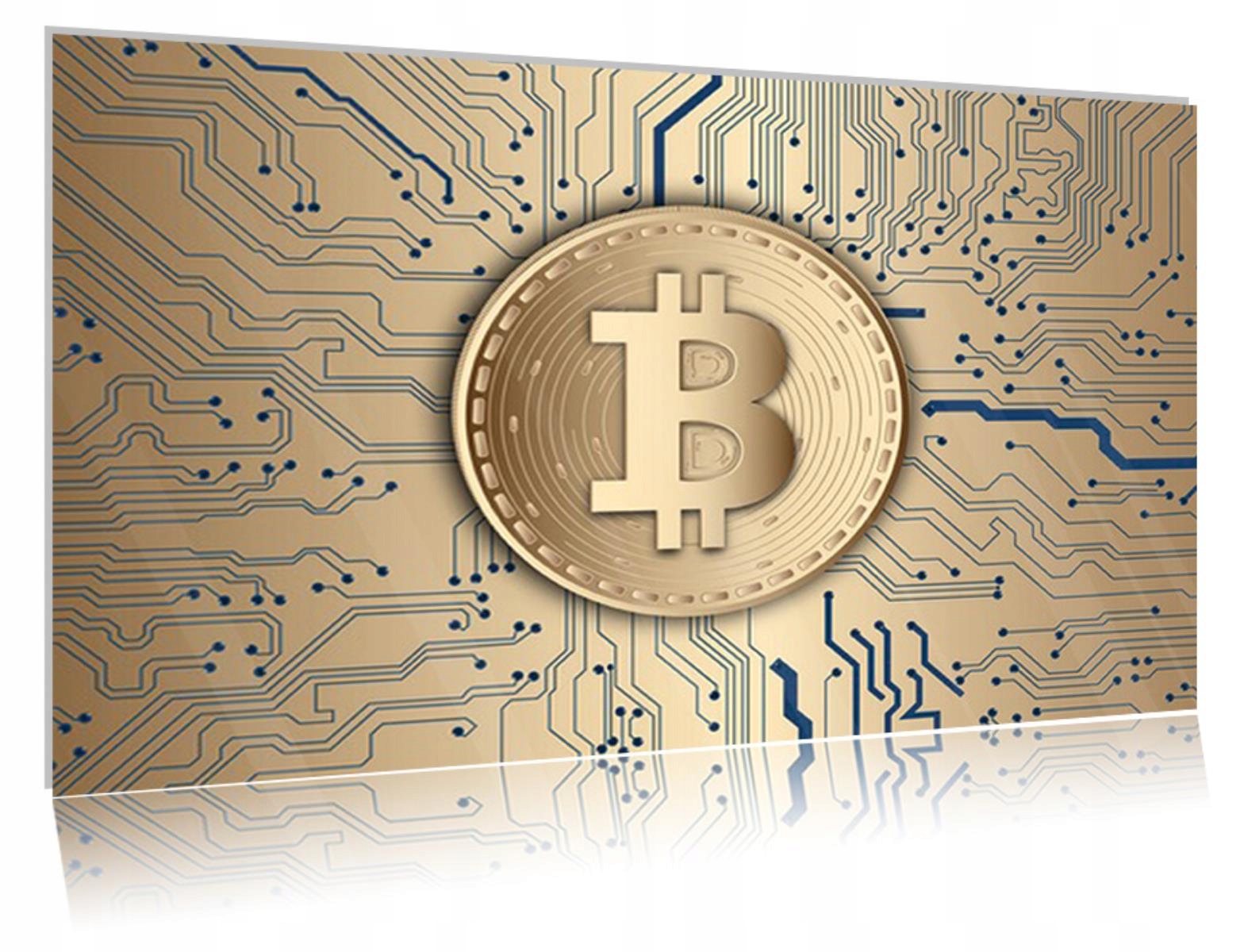

Obraz szklany na szkle Bitcoin 05 30x20