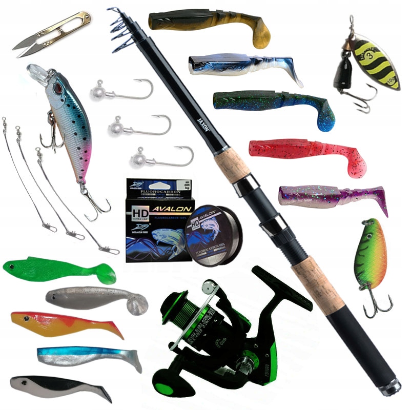 Sada rybářských prutů Jaxon 2,4 naviják Fb Spinning