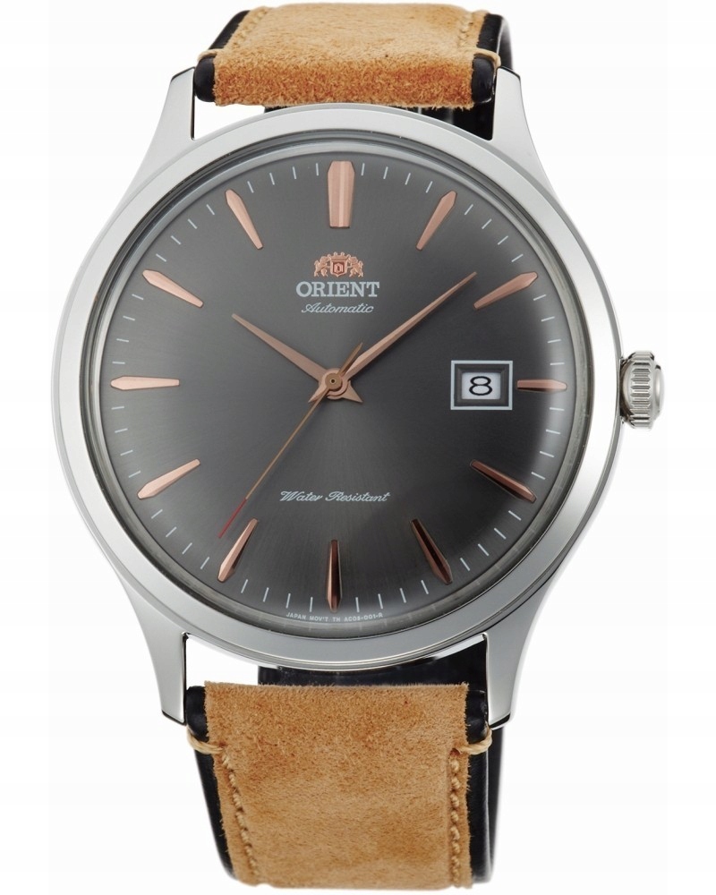 Nový originální Pánské Hodinky Orient náramek Bambino FAC08003A0 Automat s páskem