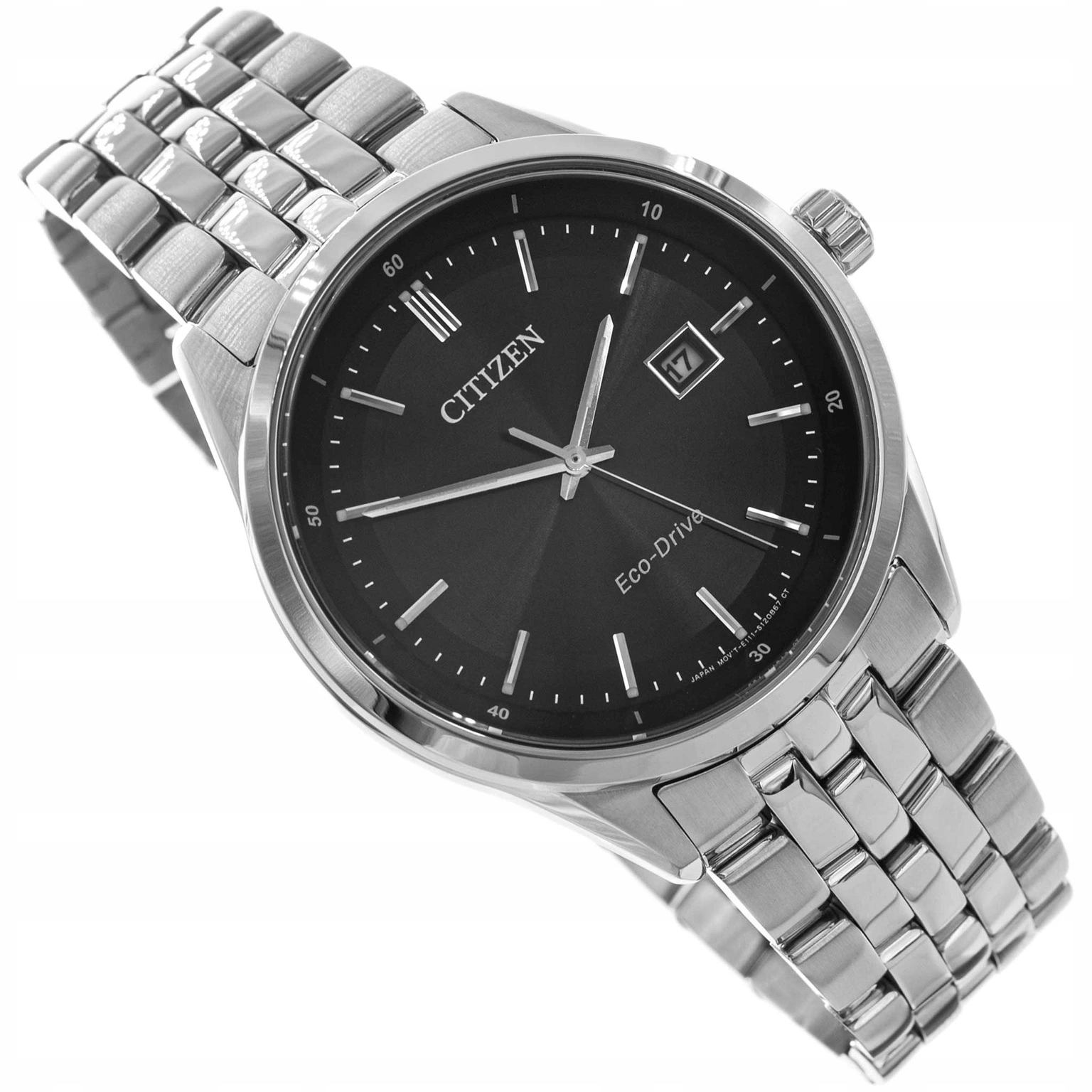 Pánské Hodinky Citizen BM7251-88E Eco-drive Stříbrné S Náramkem 10 Barů