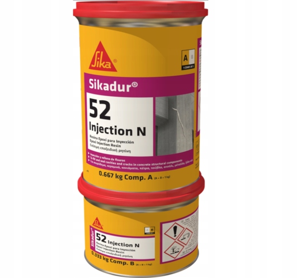 Sikadur-52 Injection Normal – injekčná živica na škrabance a praskliny dilatácie