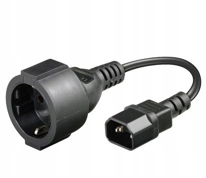 

Kabel zasilający C14 -Schuko M-f
