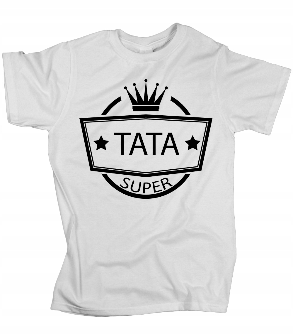 

Koszulka męska Tata super prezent Tata L