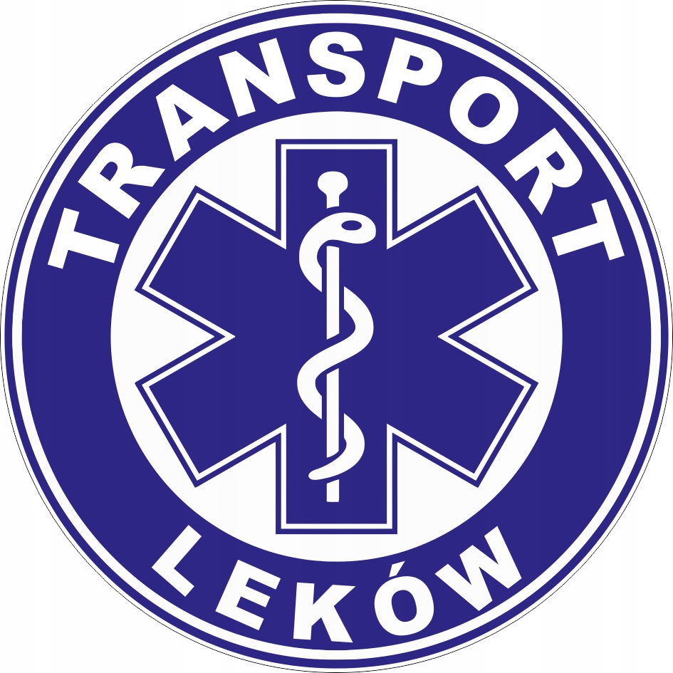 

Naklejka Transport Leków Odblaskowa 30 CM Odblask