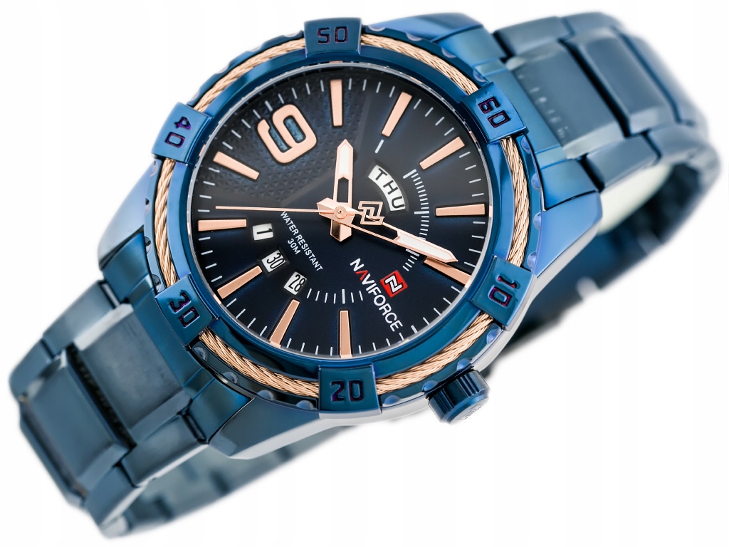 

Zegarek męski Naviforce zn059e +box +grawer