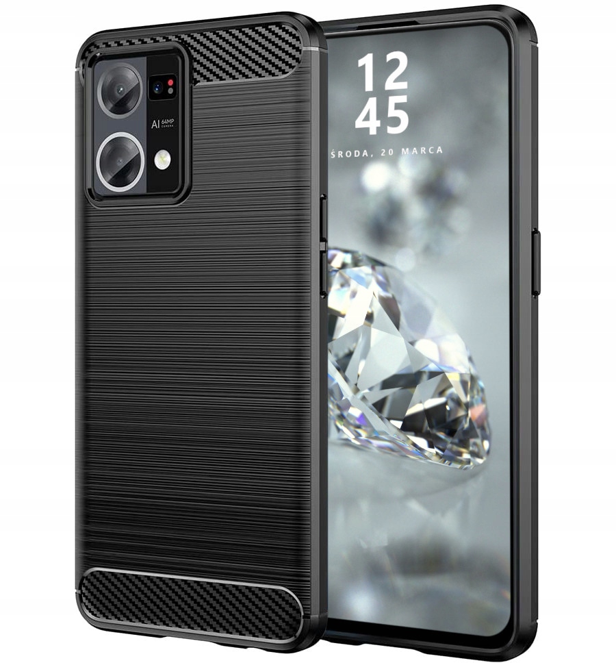 

Etui Do Oppo Reno 7 4G Pancerne Karbon Case