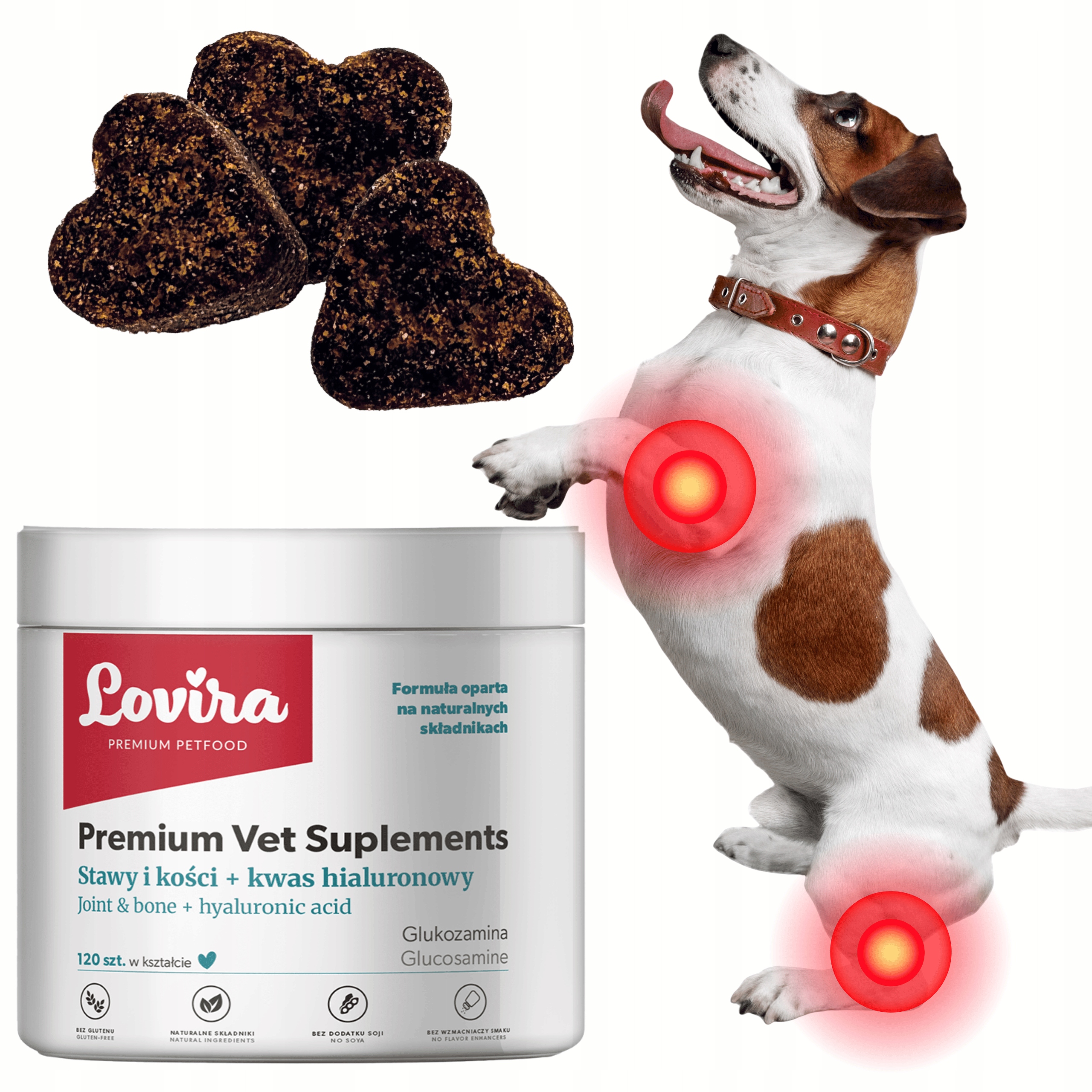 Vet Doplňky Pro Psa Na Klouby A Kosti 120 ks Kyselina Hyaluronová Vitamíny