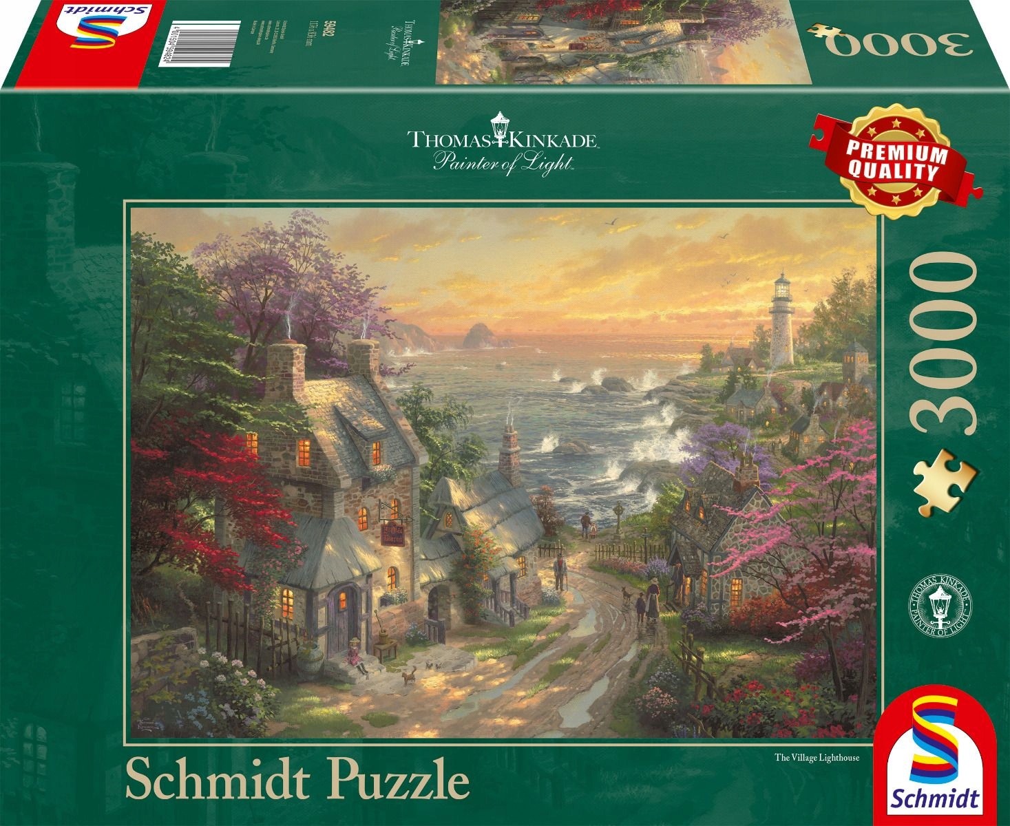 

Pq Puzzle 3000 Kinkade Wioska z latarnią morską